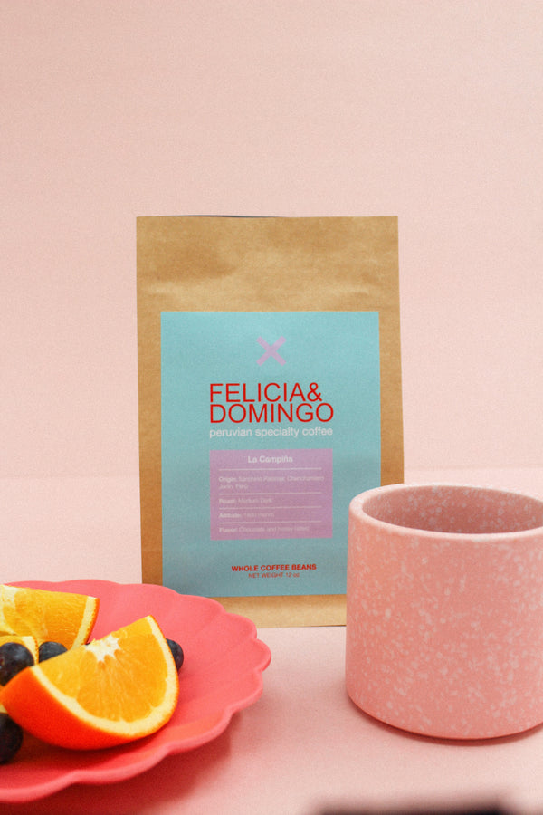 Single origin Peruvian specialty coffee with notes of milk chocolate, sugar cane, and citrus